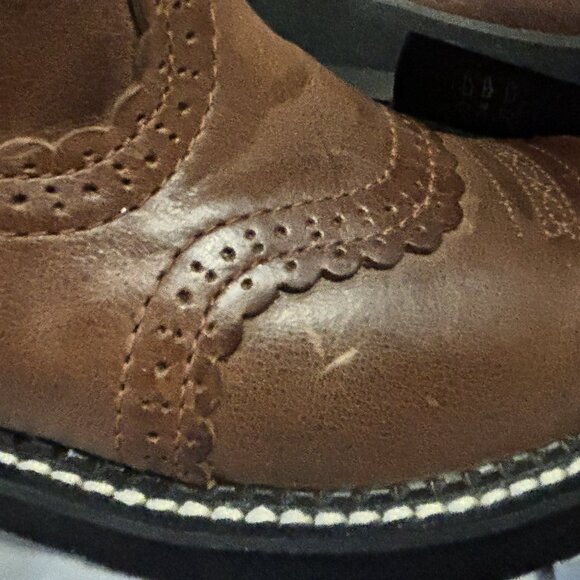 Women's size 8 B "Fat Baby" by Ariat, Leather Western Boot - Picture 7 of 10